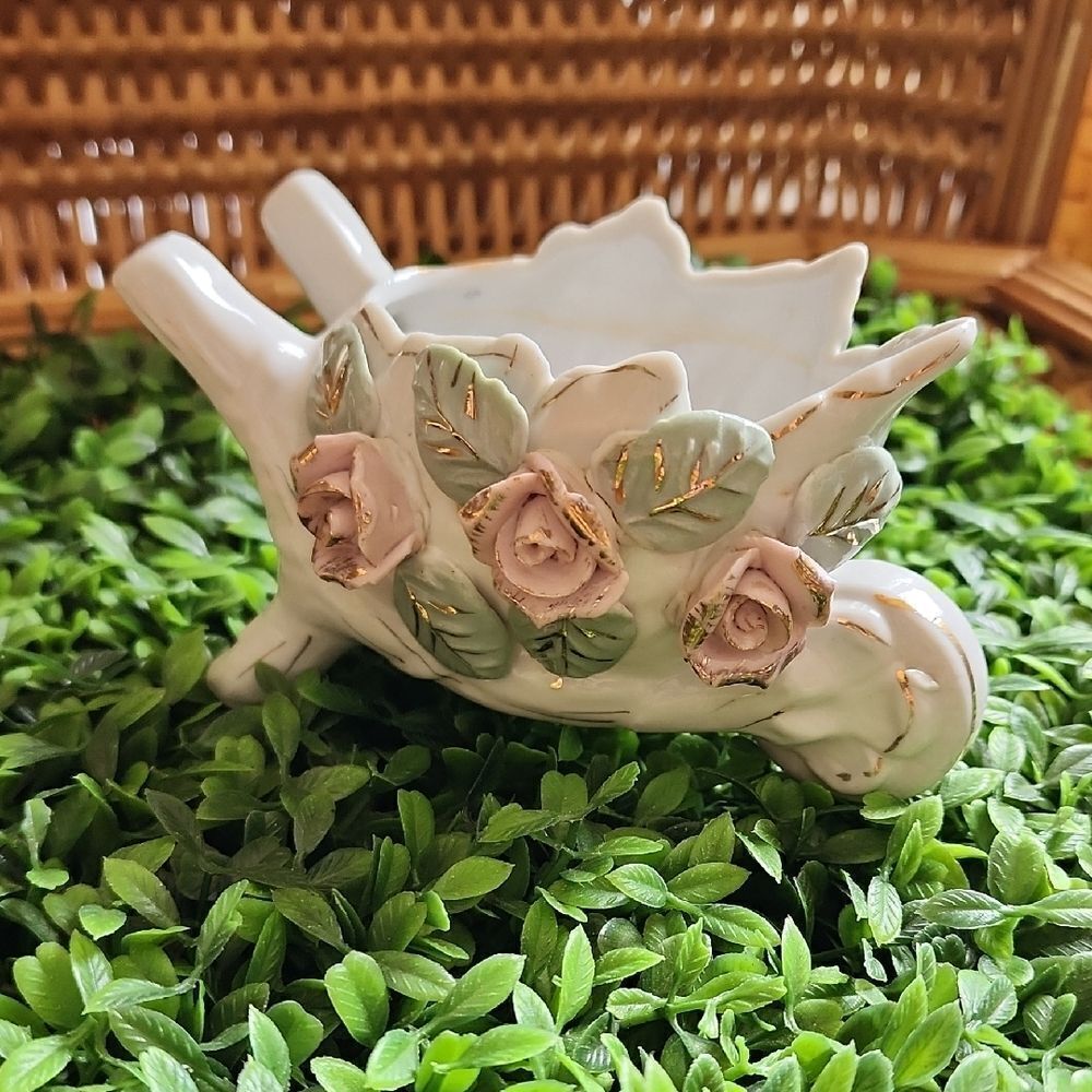 Vintage Floral Coquette Wheelbarrow